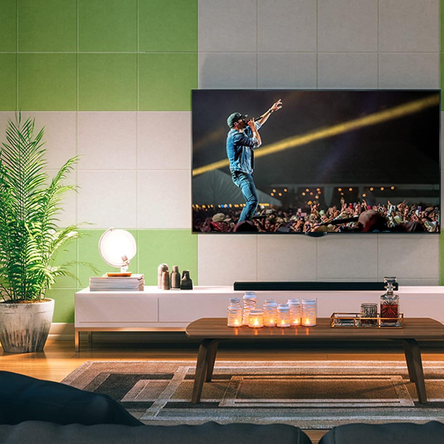 Kuchoow 12 Packs Acoustic Panels Noise Cancelling Sound Proof Foam Panels For Walls 12x12x0.4'' Acoustic Wall Panels