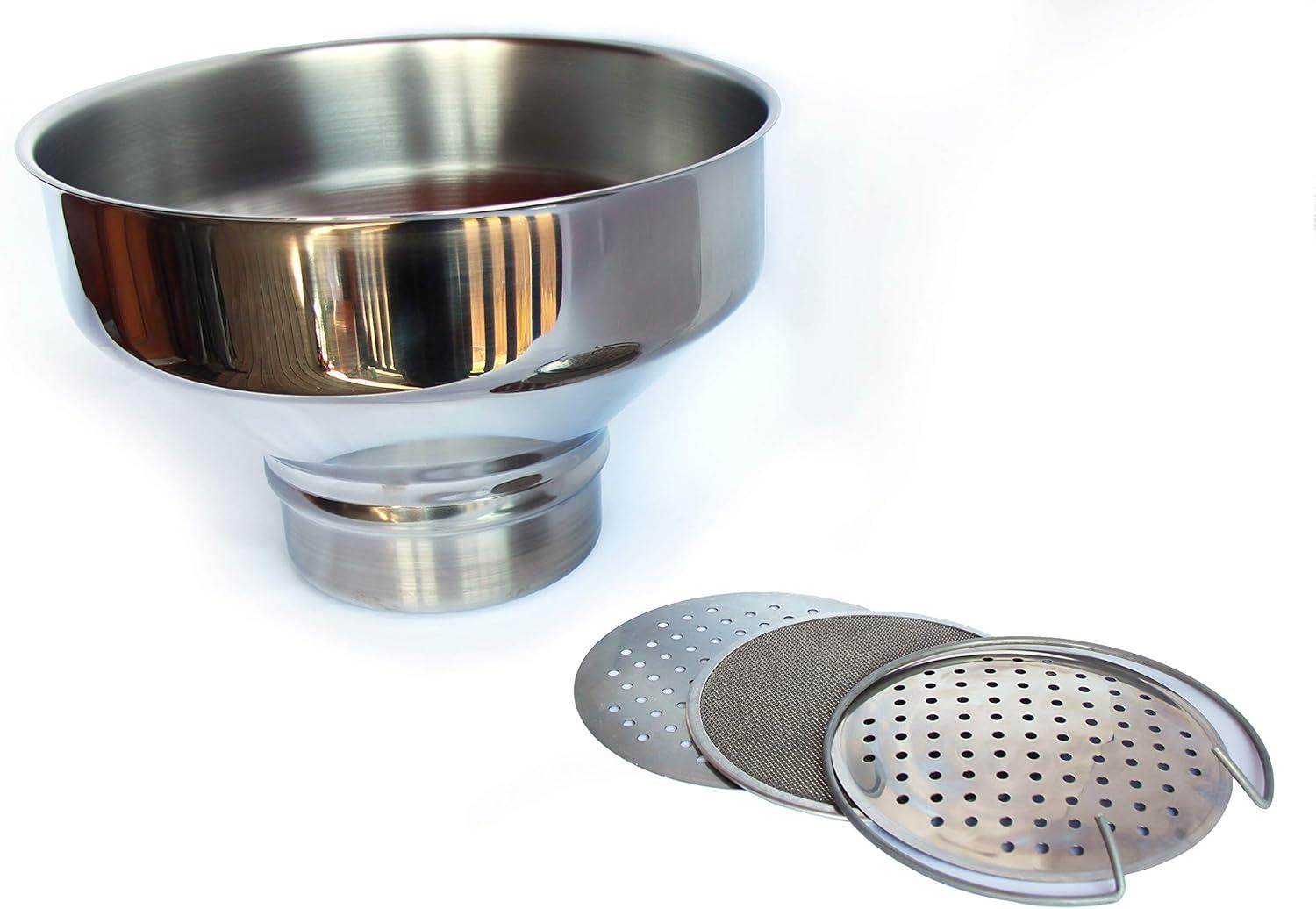 Medium Stainless Steel Strainer for Large Mouth Jars (Filter Combo)