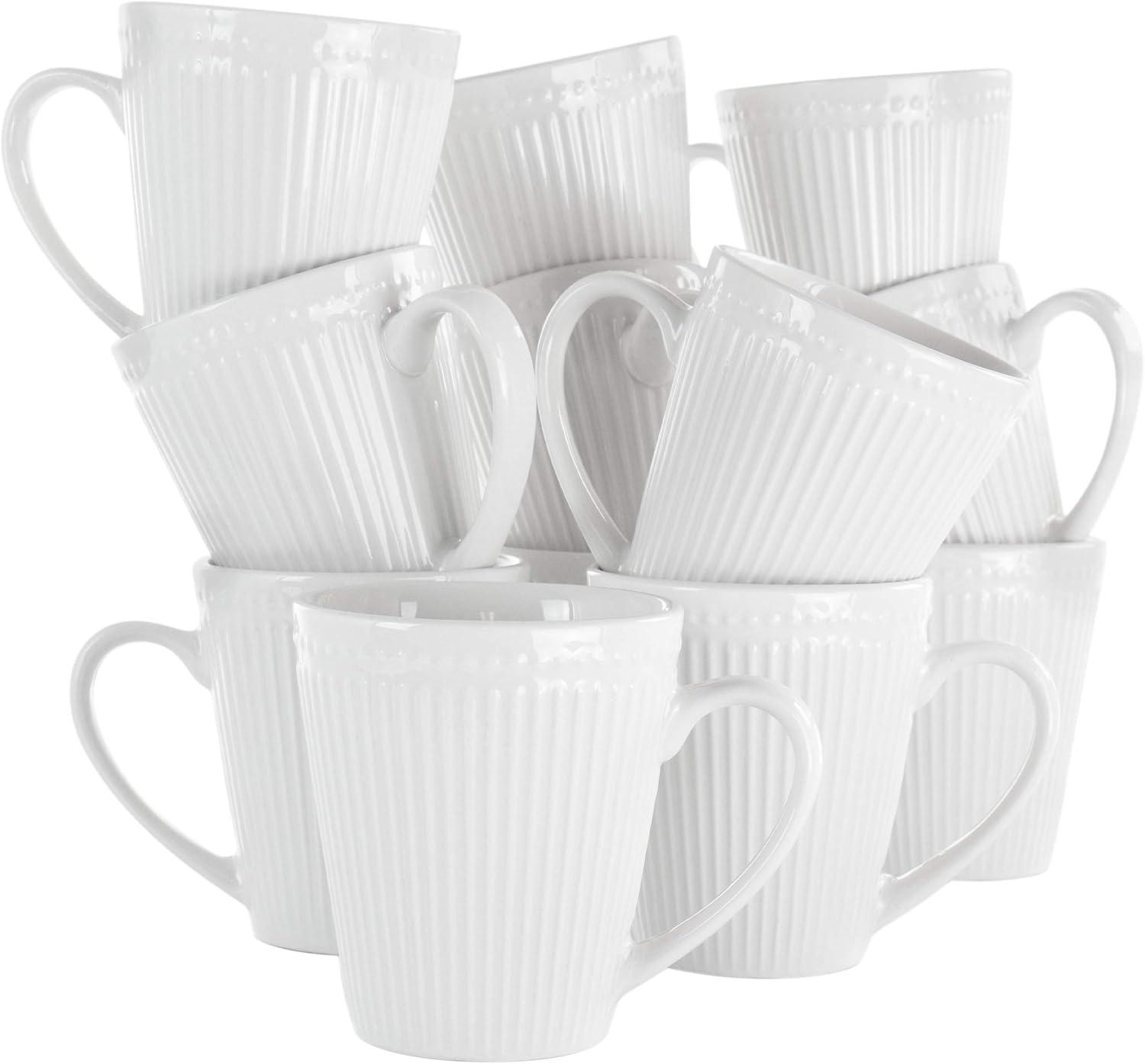 Elama 12 Piece Coffee Mug Set (Set of 12)