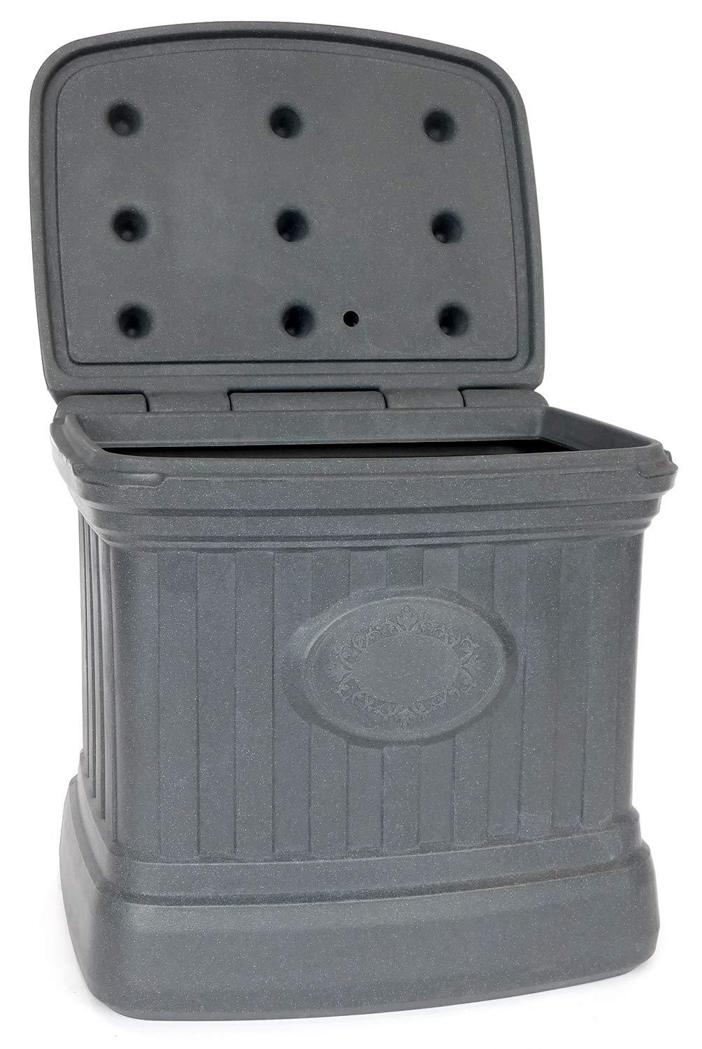 FCMP Outdoor FCMP Outdoor 19'' W 37 Gallons Water Resistant Plastic Deck Box in Gray