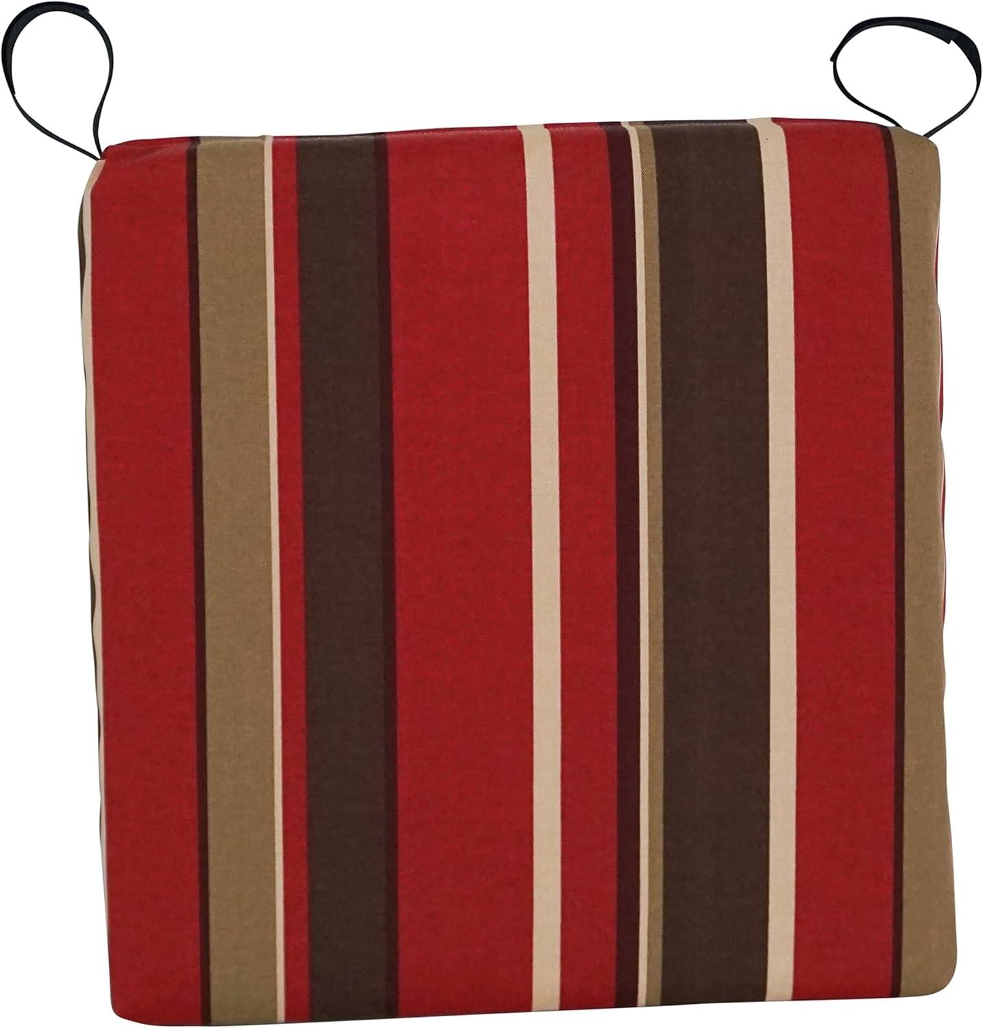 Blazing Needles 16-inch Outdoor Cushion, Montserrat Sangria