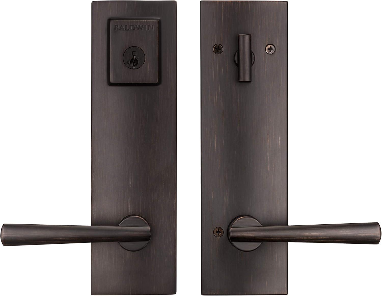 Prestige Complete Entry Lever Set with Single Cylinder Deadbolt and Door Lever