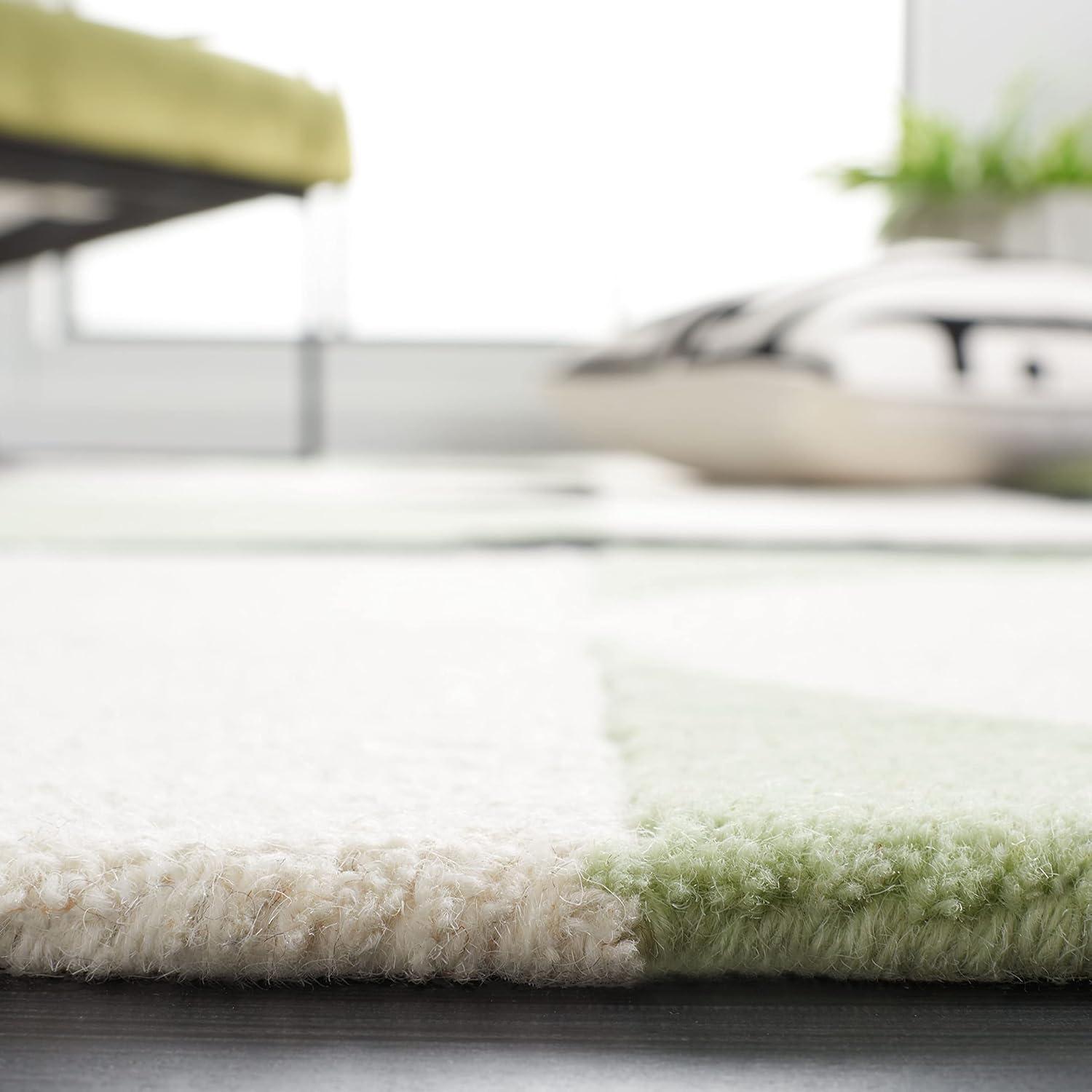 Rodeo Drive RD856 Hand Tufted Area Rug - Green/Black - 8'x10' - Safavieh.