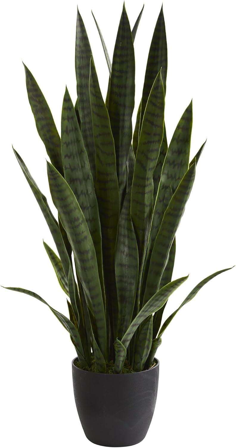 Nearly Natural 38-in Sansevieria Artificial Plant