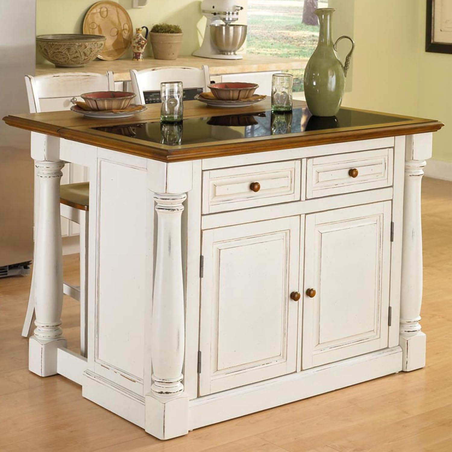 Home Styles Monarch Granite Top Kitchen Island