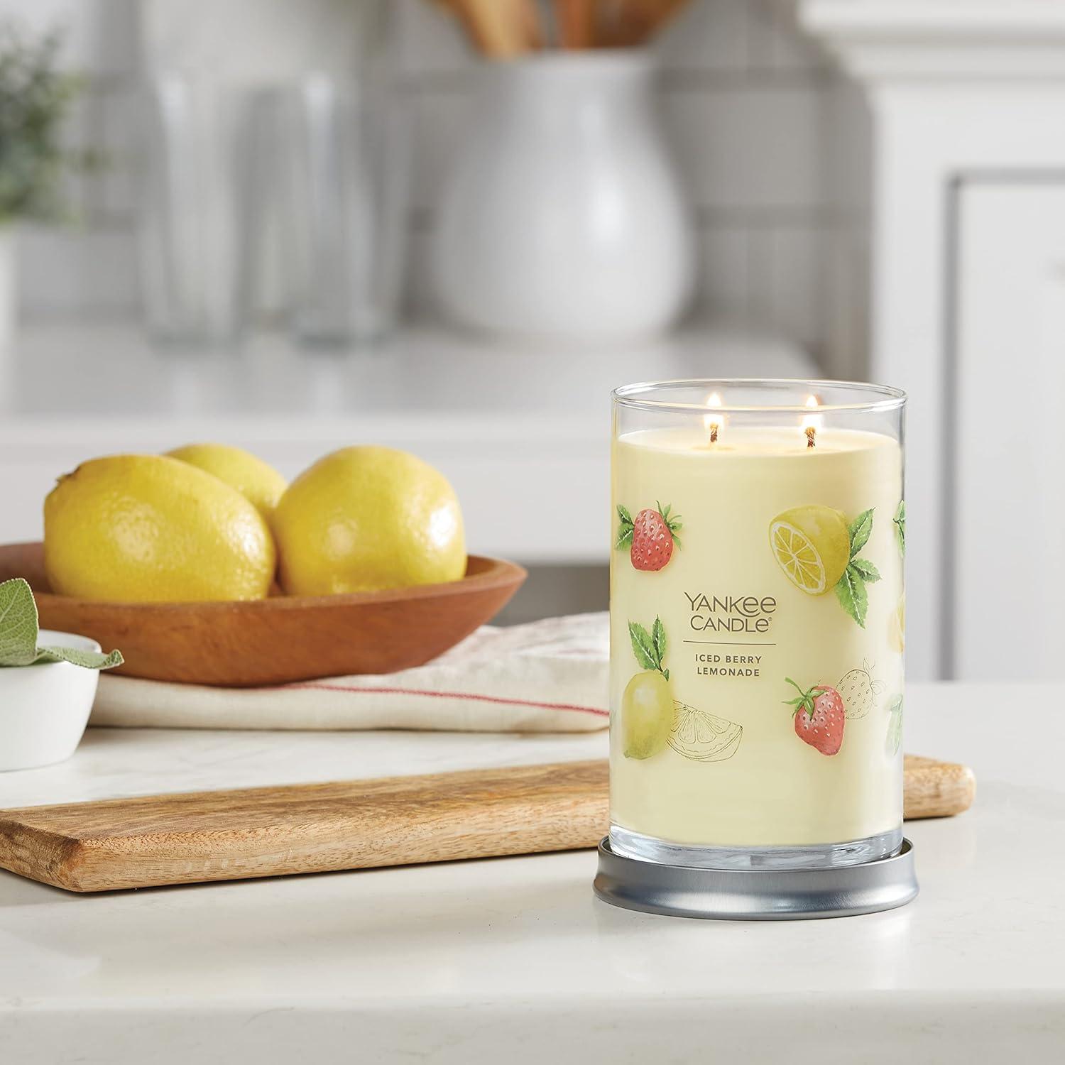 Iced Berry Lemonade Scented Soy Tumbler Candle