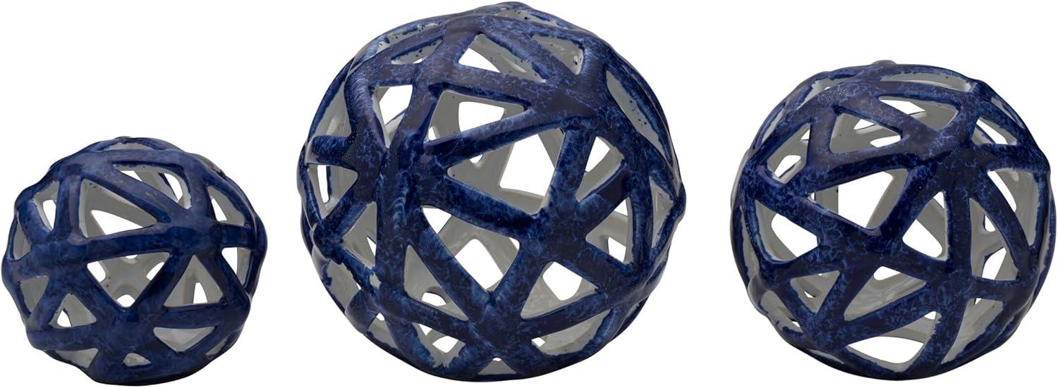 Elements 3 Piece Decorative Spheres Sculpture Set