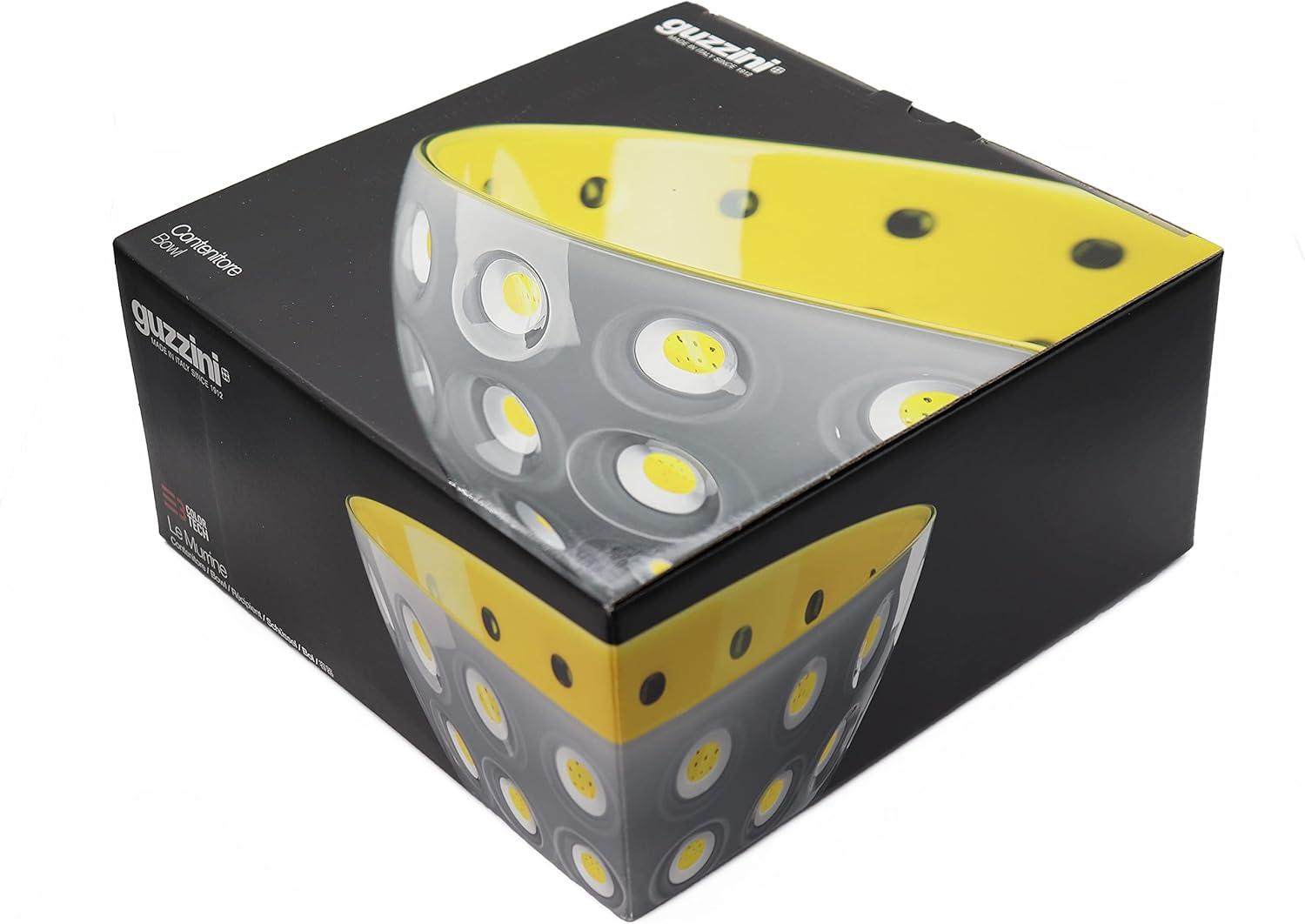 Guzzini 25cm Le Murrine Bowl (Gray/White/Yellow)