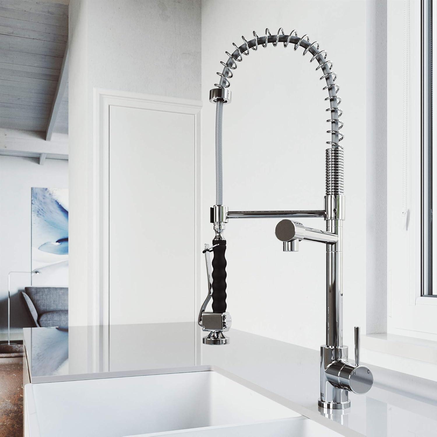 Zurich 27" H 1-handle Pull-Down Kitchen Faucet