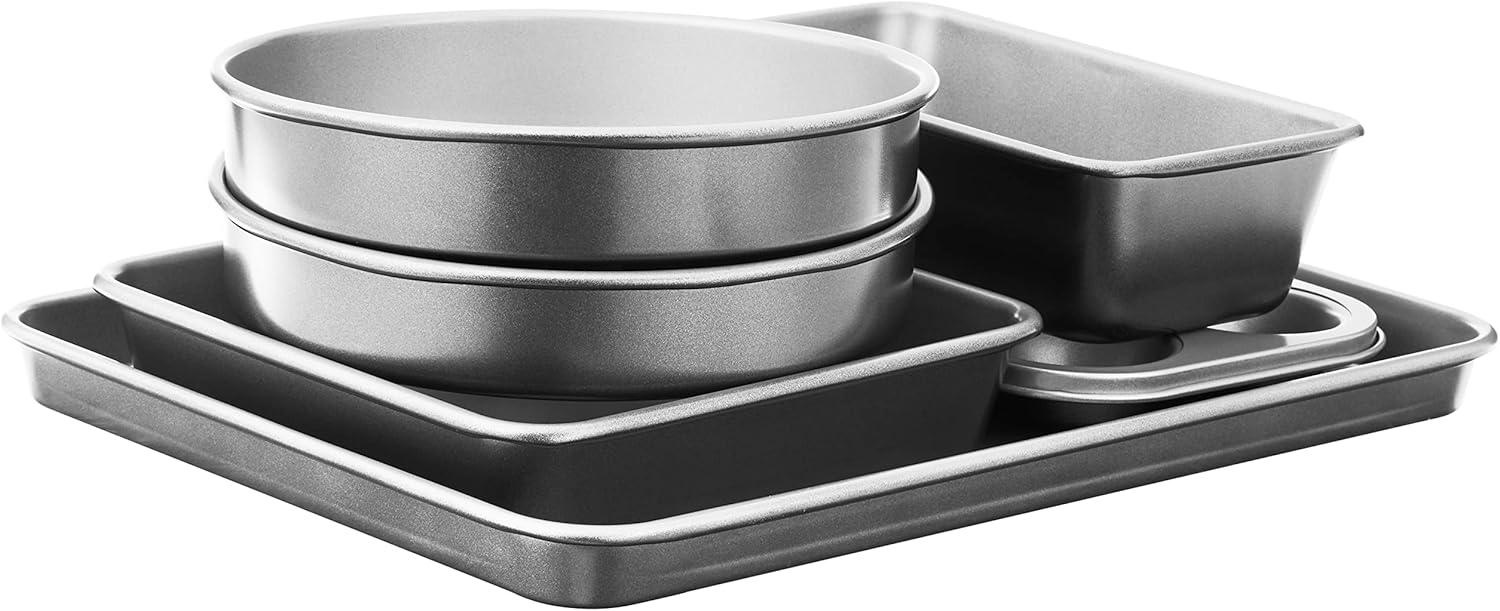 Cuisinart 6-Piece Silver Non-Stick Bakeware Set