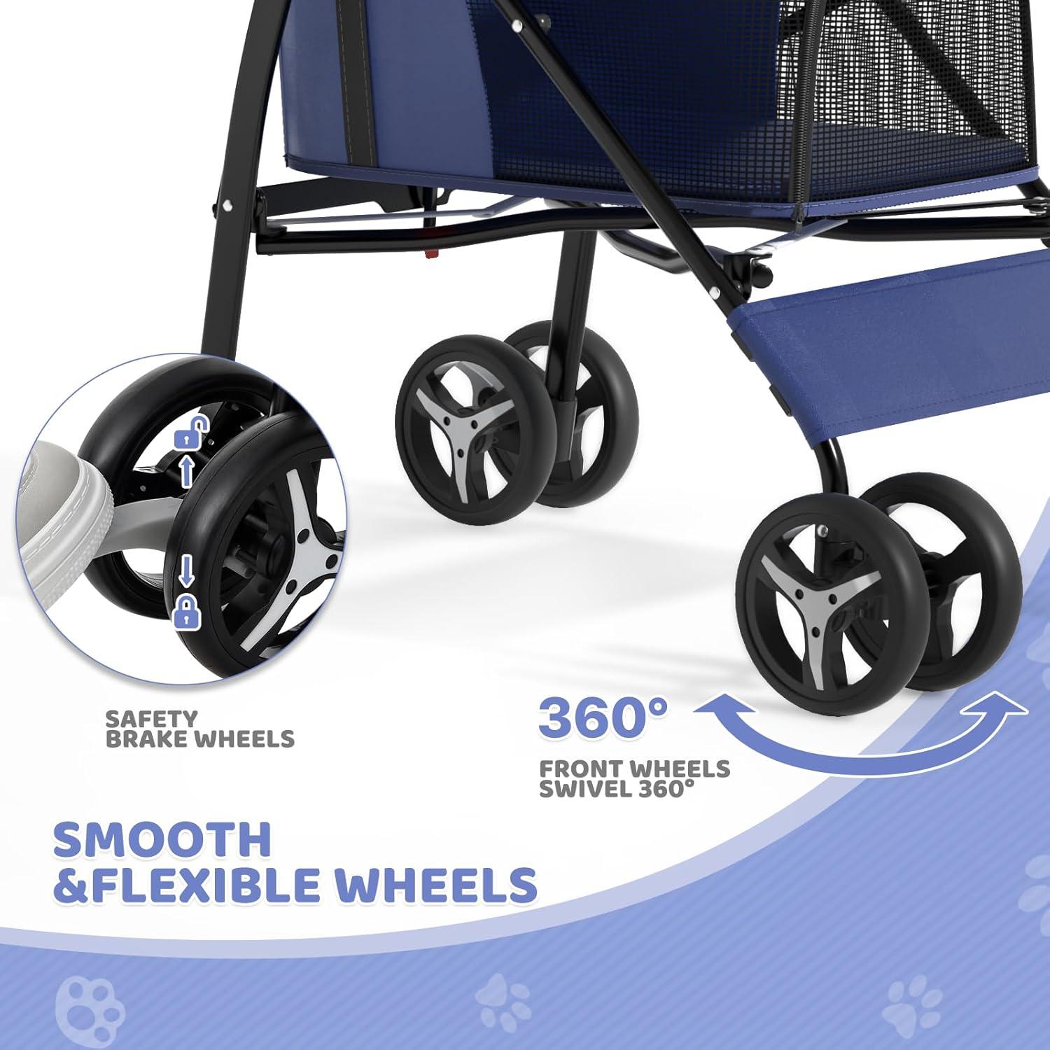 Foldable Pet Stroller