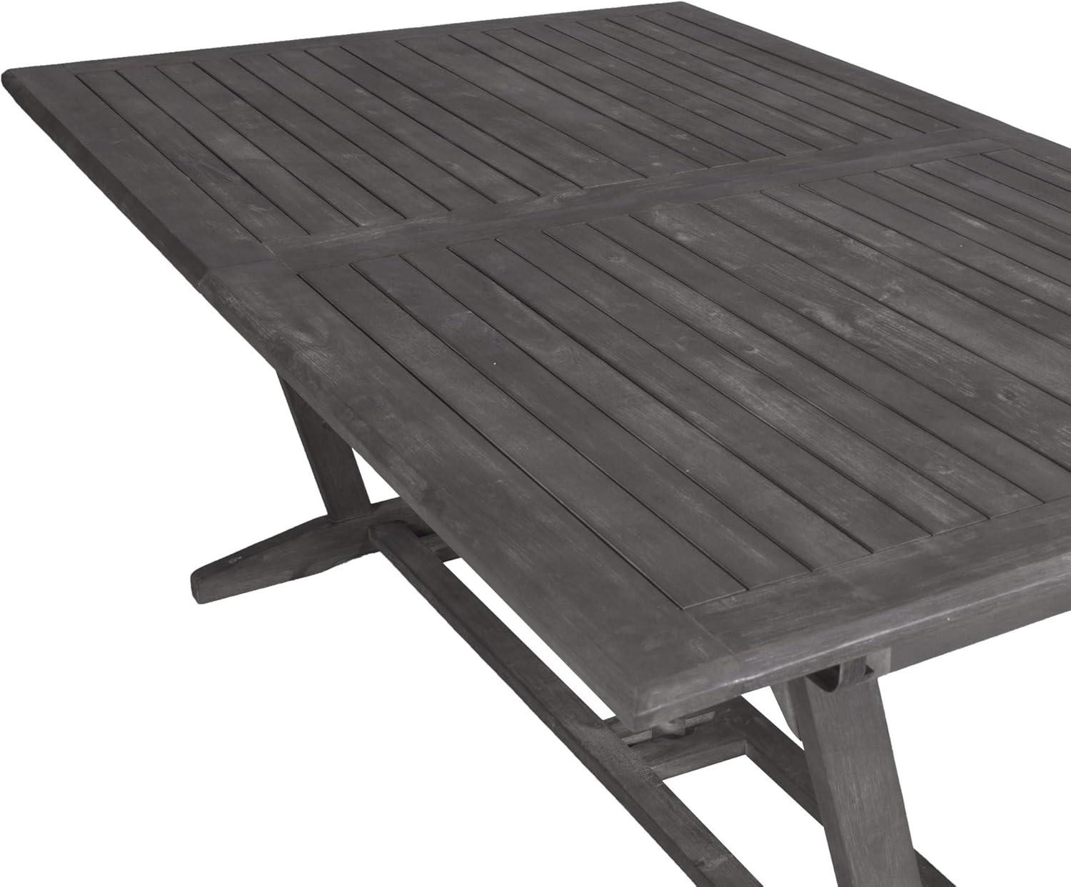 Renaissance-Inspired Outdoor Patio Wood Side Table - Timeless Elegance for Your Garden