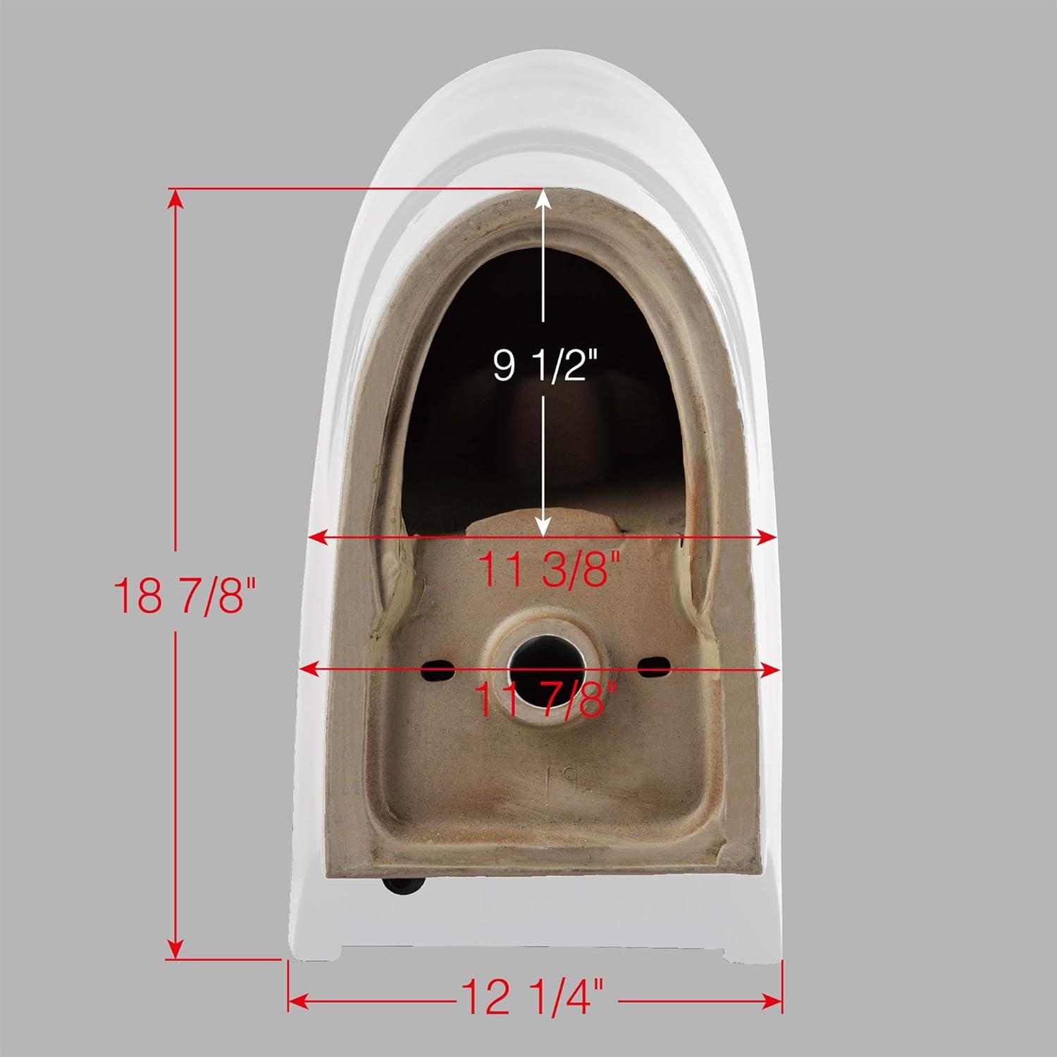 WOODBRIDGE Luxury, Elongated One Piece Advanced Bidet, Smart Toilet Seat with Temperature Controlled Wash Functions and Air Dryer, T-0008, 31 x 18 x 28 inches, Toilet & Bidet