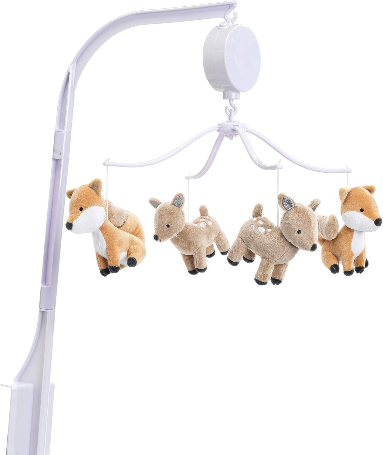 Bedtime Originals Deer Park Musical Baby Crib Mobile Soother Toy - Woodland