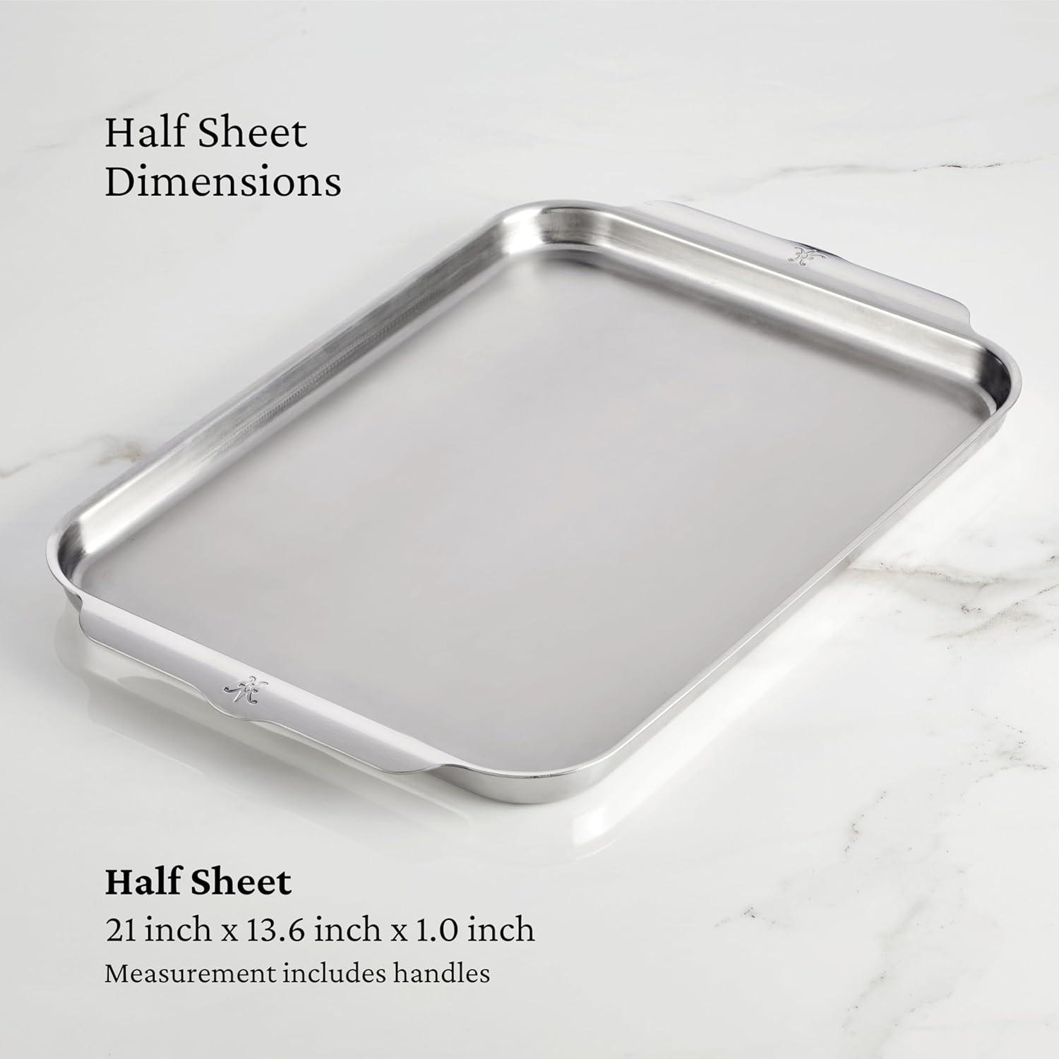 Stainless Steel and Aluminum Medium Sheet Pan, 12" x 15"