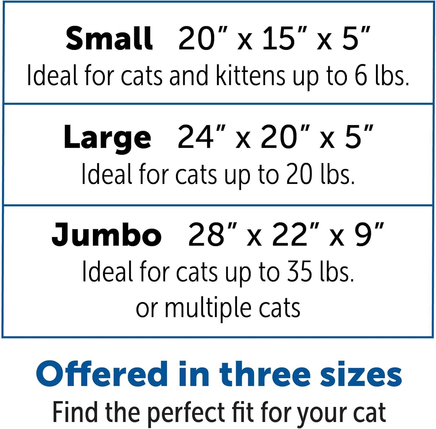 Kitty Go Here Senior Cat Litter Box Sand Color, Small Size