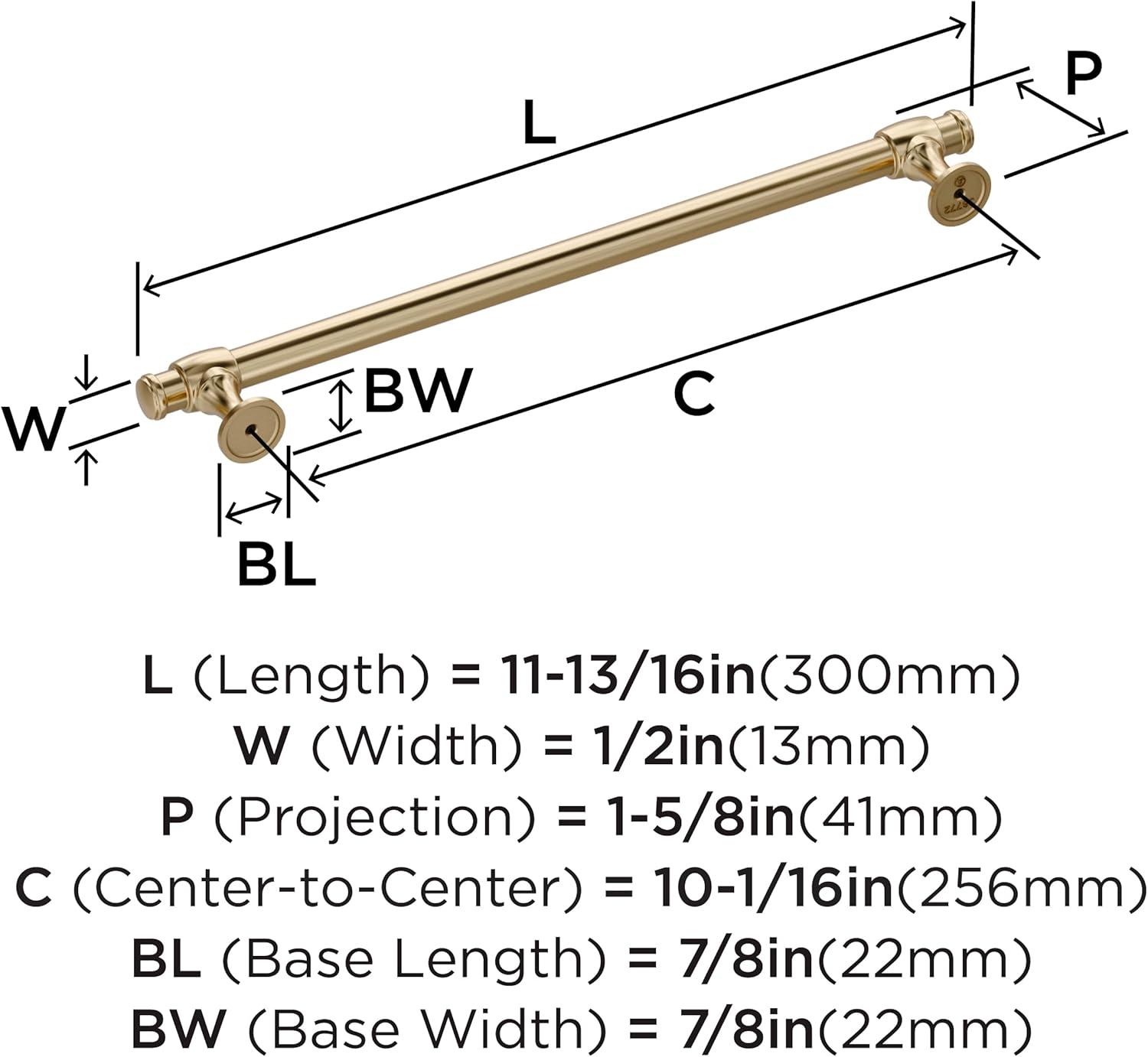 Winsome 10-1/16 inch (256mm) Center-to-Center