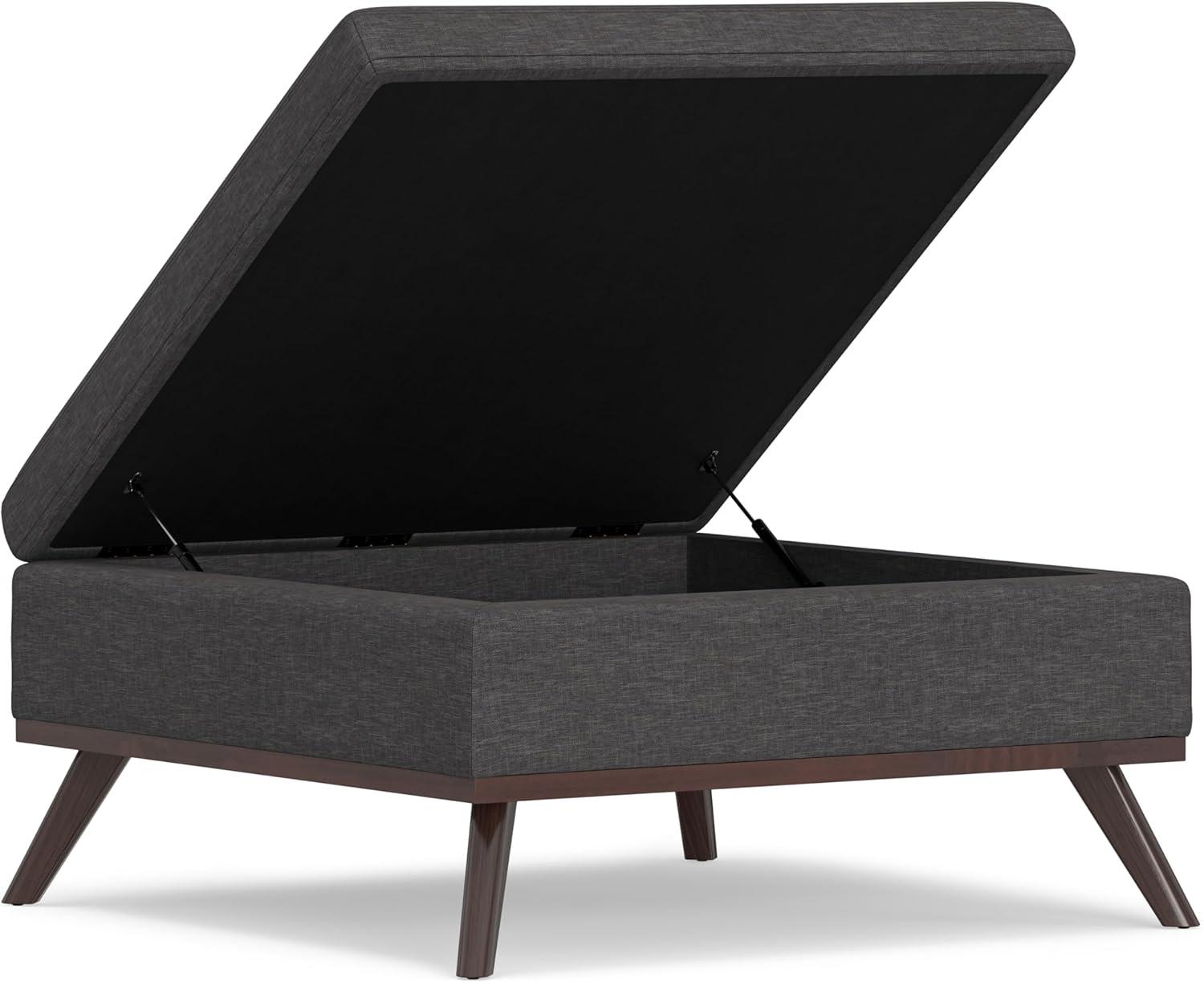 Simpli Home Owen Upholstered Ottoman