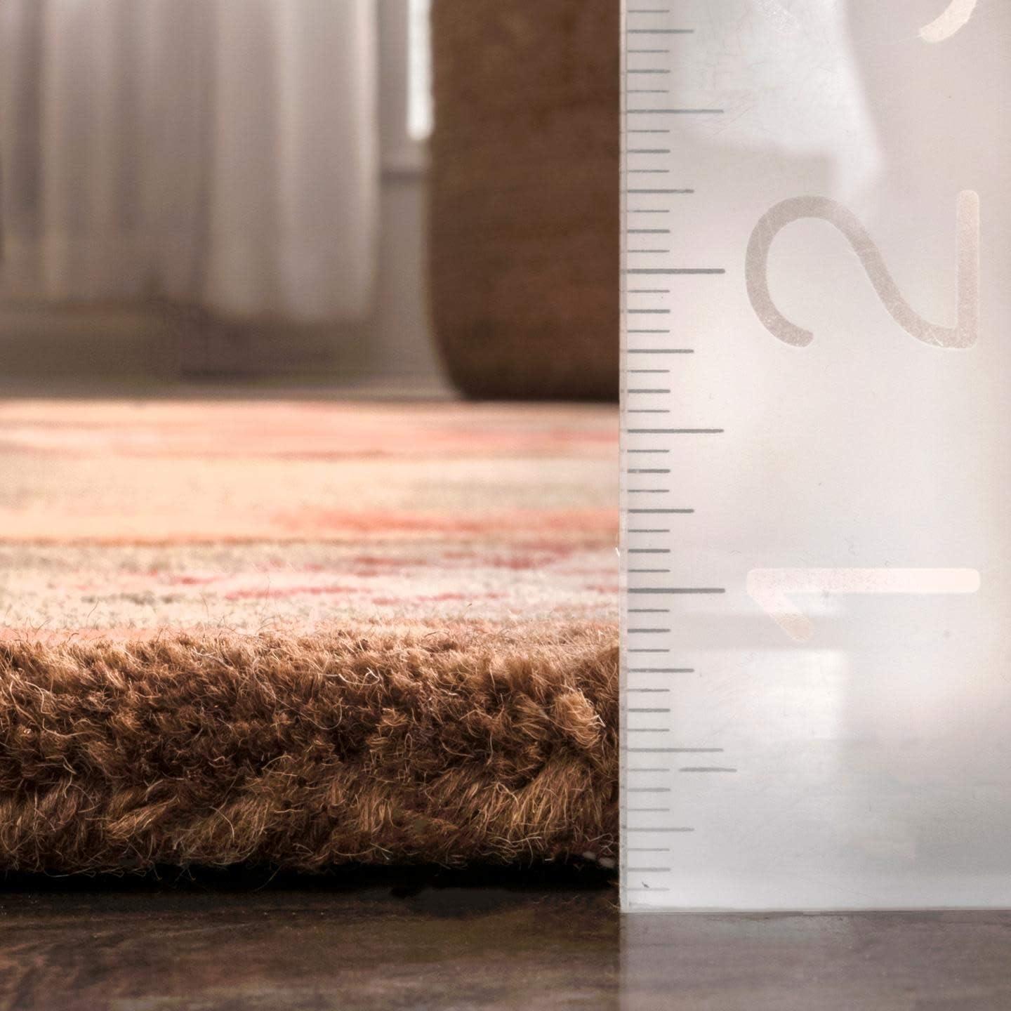 Shyla Abstract Sage Doormat 3 ft. x 5 ft. Area Rug