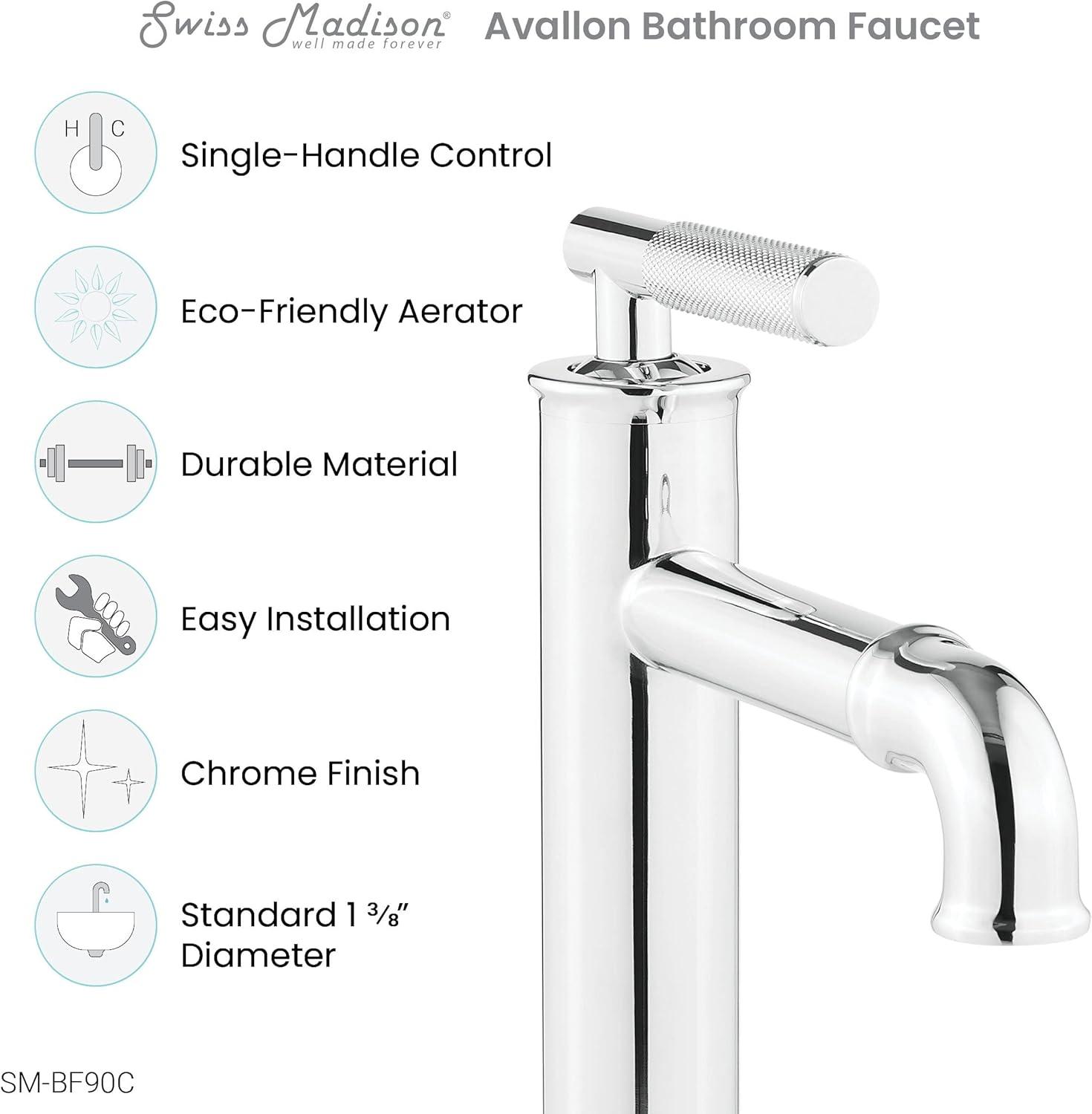 Avallon Single Hole, Single-Handle Sleek, Bathroom Faucet