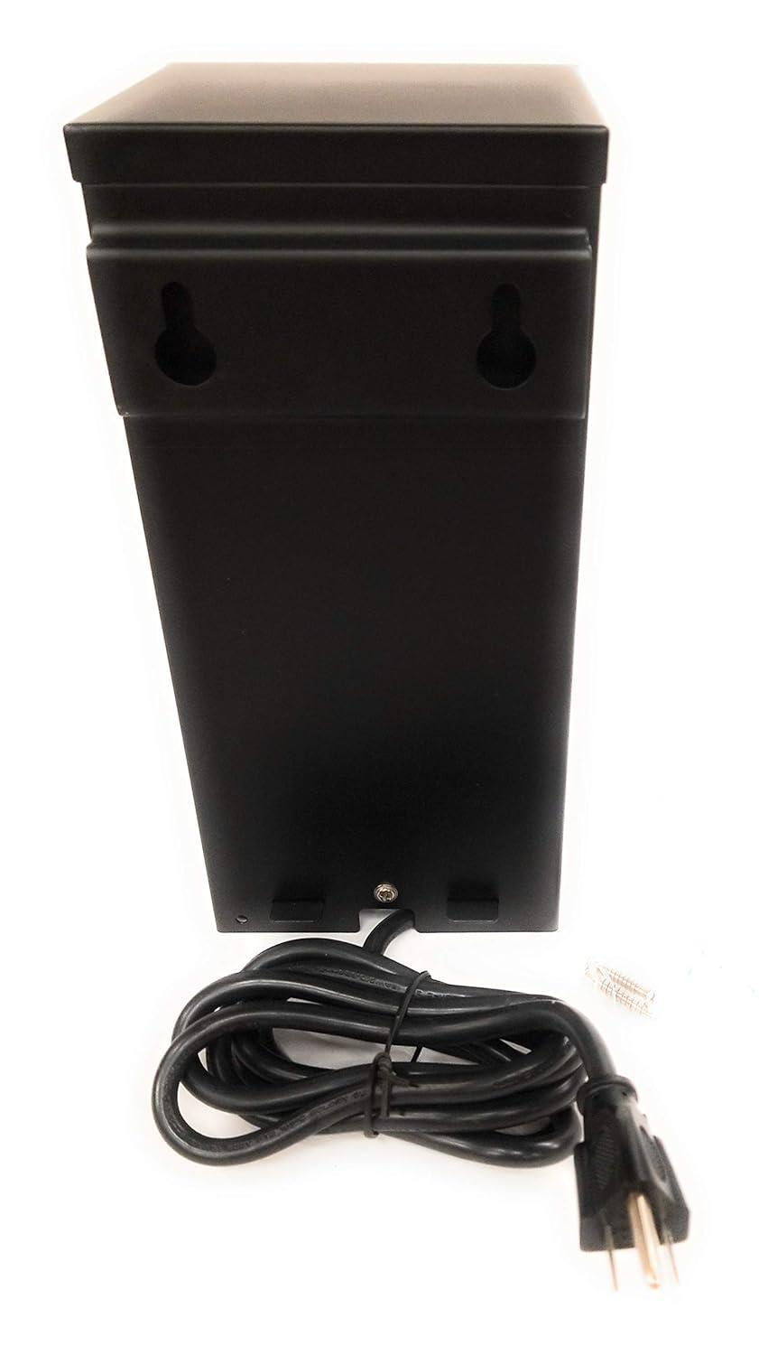 300W Multi Tap 12V - 15V Black Case Low Voltage Landscape Light Transformer