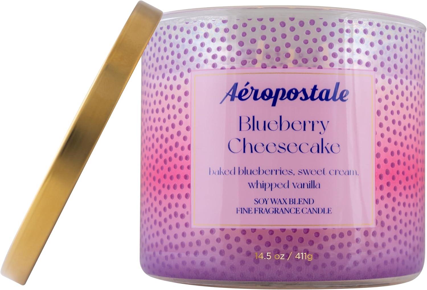 Aeropostale Blueberry Cheesecake Candle, 14.5 oz.