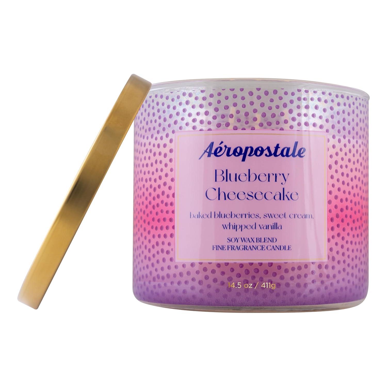 Aeropostale Blueberry Cheesecake Candle, 14.5 oz.
