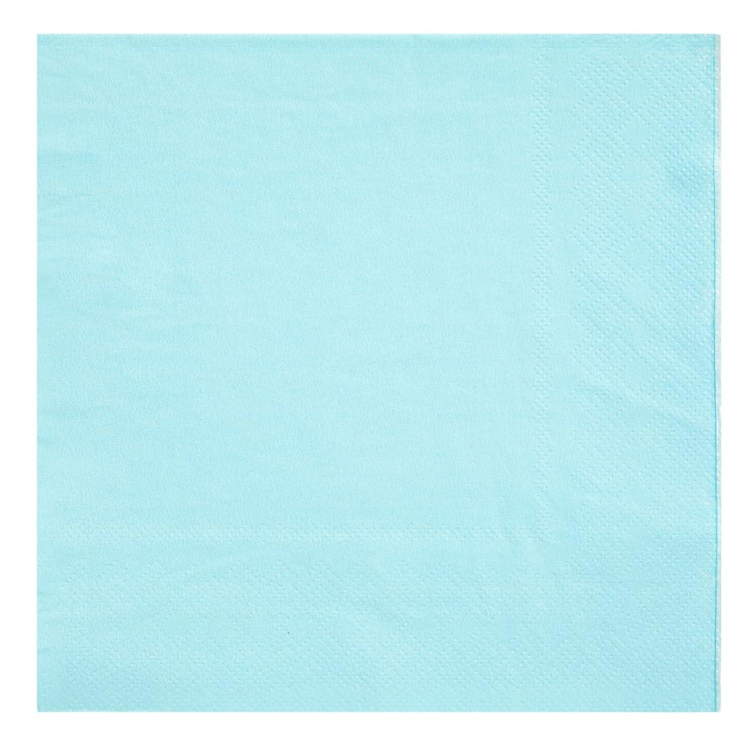 Juvale 72-Piece Light Blue Party Supplies, Paper Plates, Cups & Napkins for Baby Shower, Gender Reveal, Graduation, Serves 24