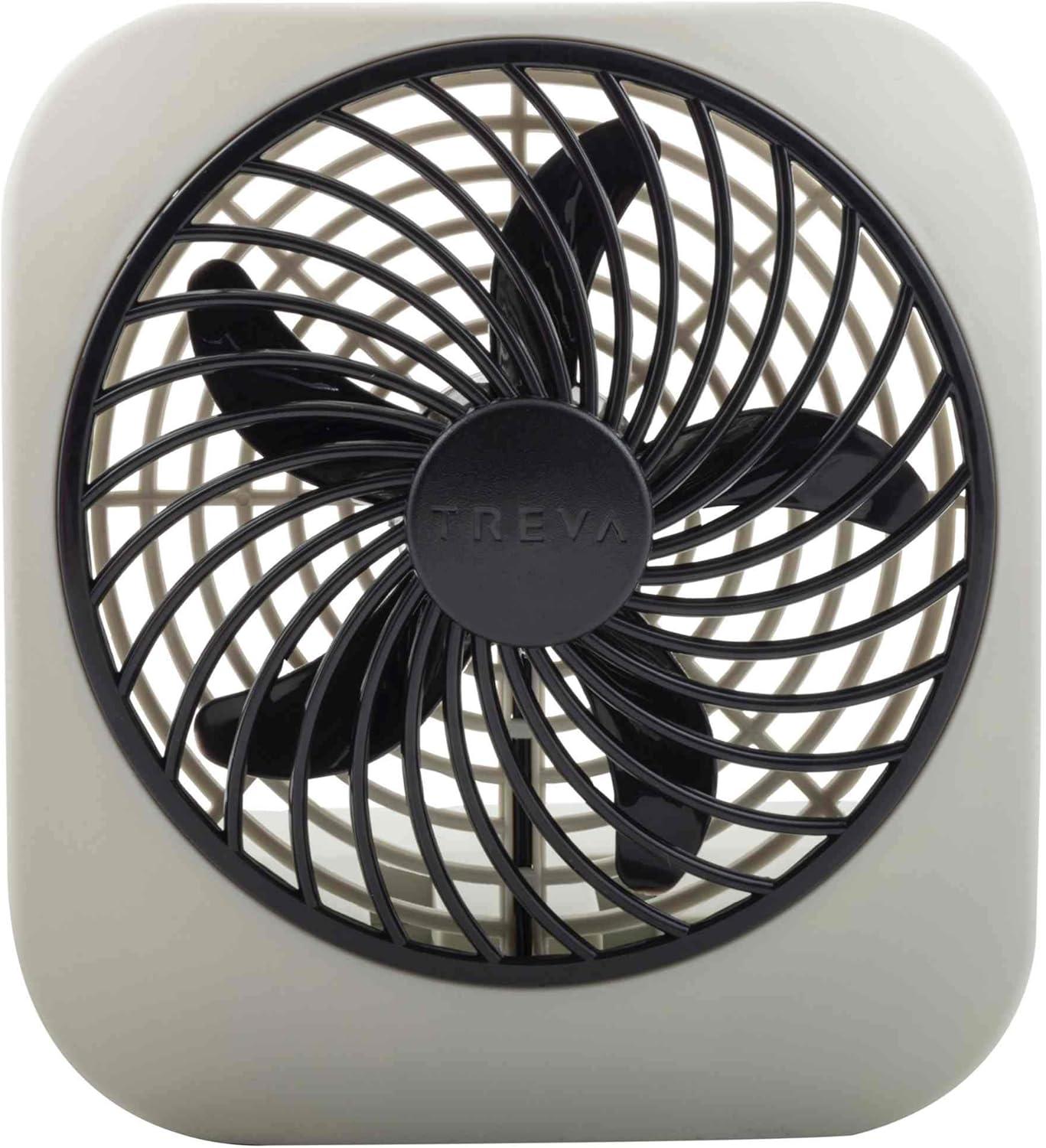 O2COOL Treva 5 Inch Battery Powered Portable Desk Fan - Gray