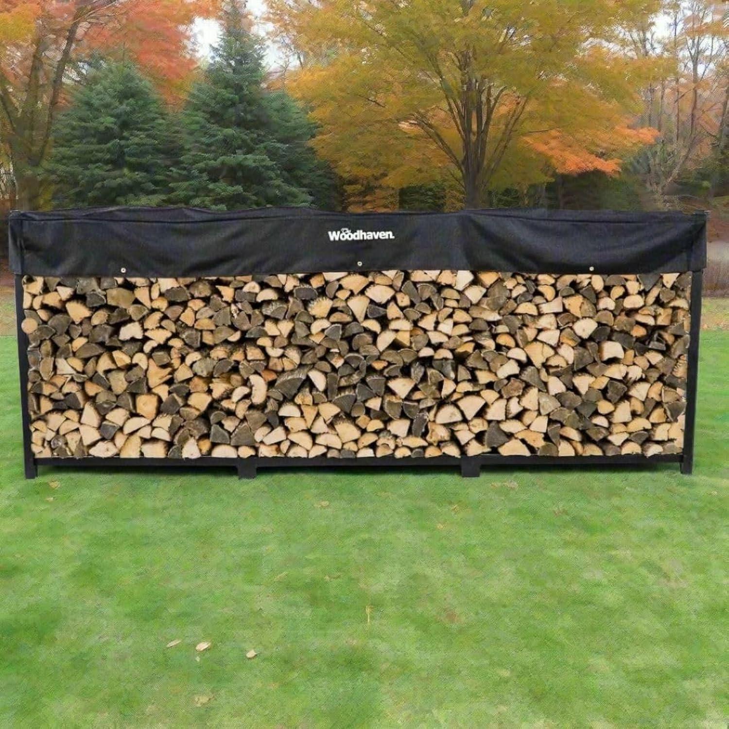 Woodhaven Metal Log Rack