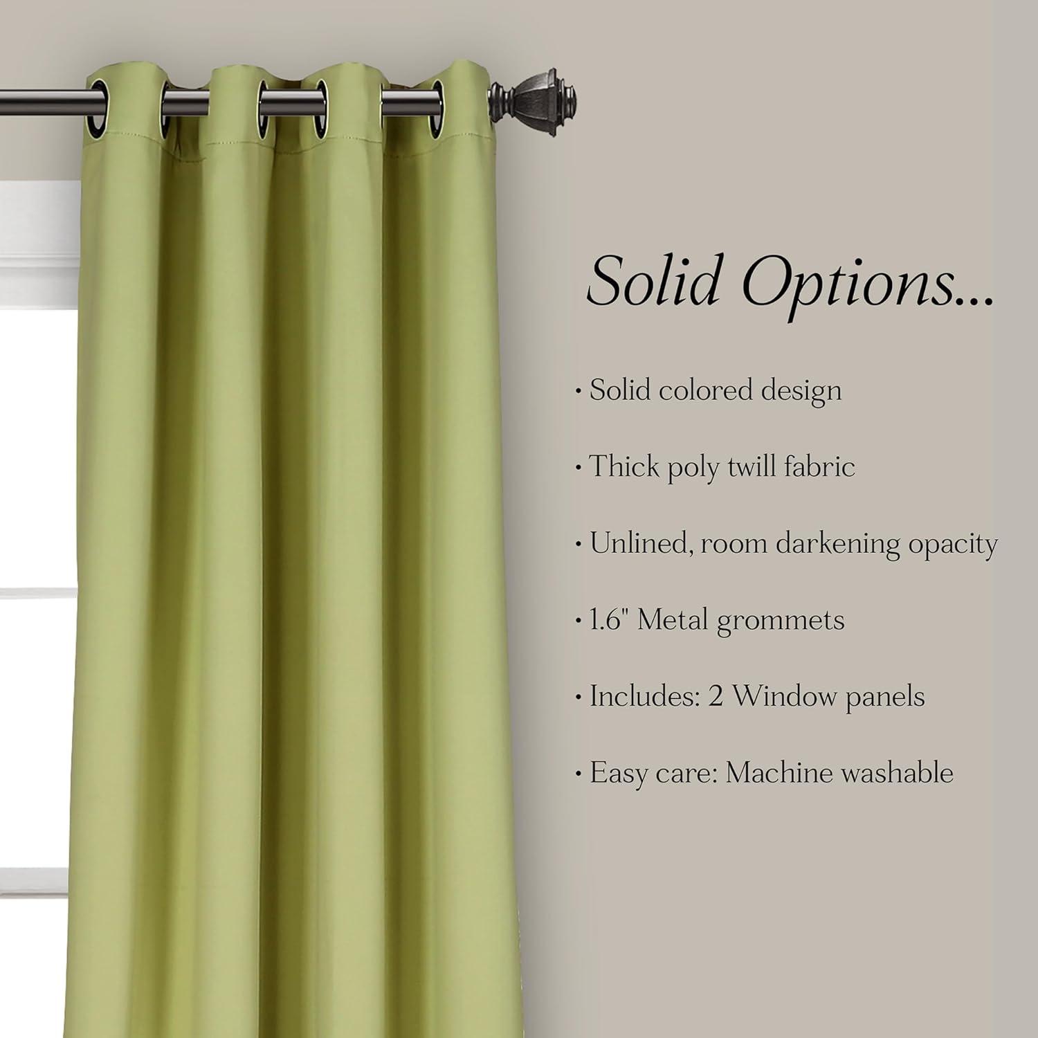 Torre & Tagus Insulated Polyester Blackout Curtain Pair (Set of 2)