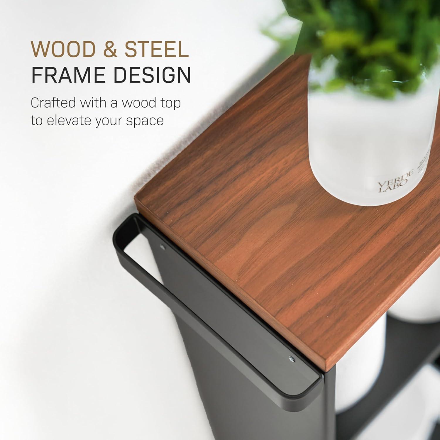 Yamazaki Slim Rolling Bathroom Cart with Handle