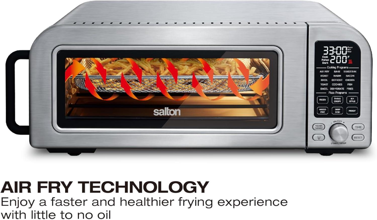 Salton Pizzadesso Professional Countertop Convection Oven - Stainless Steel