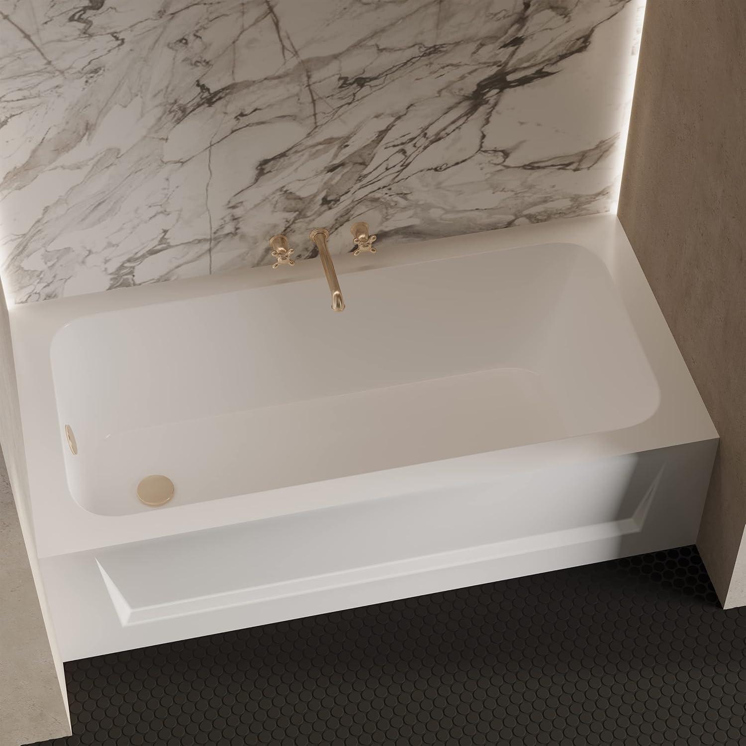 Virage 60" x 30" Alcove Bathtub with Apron