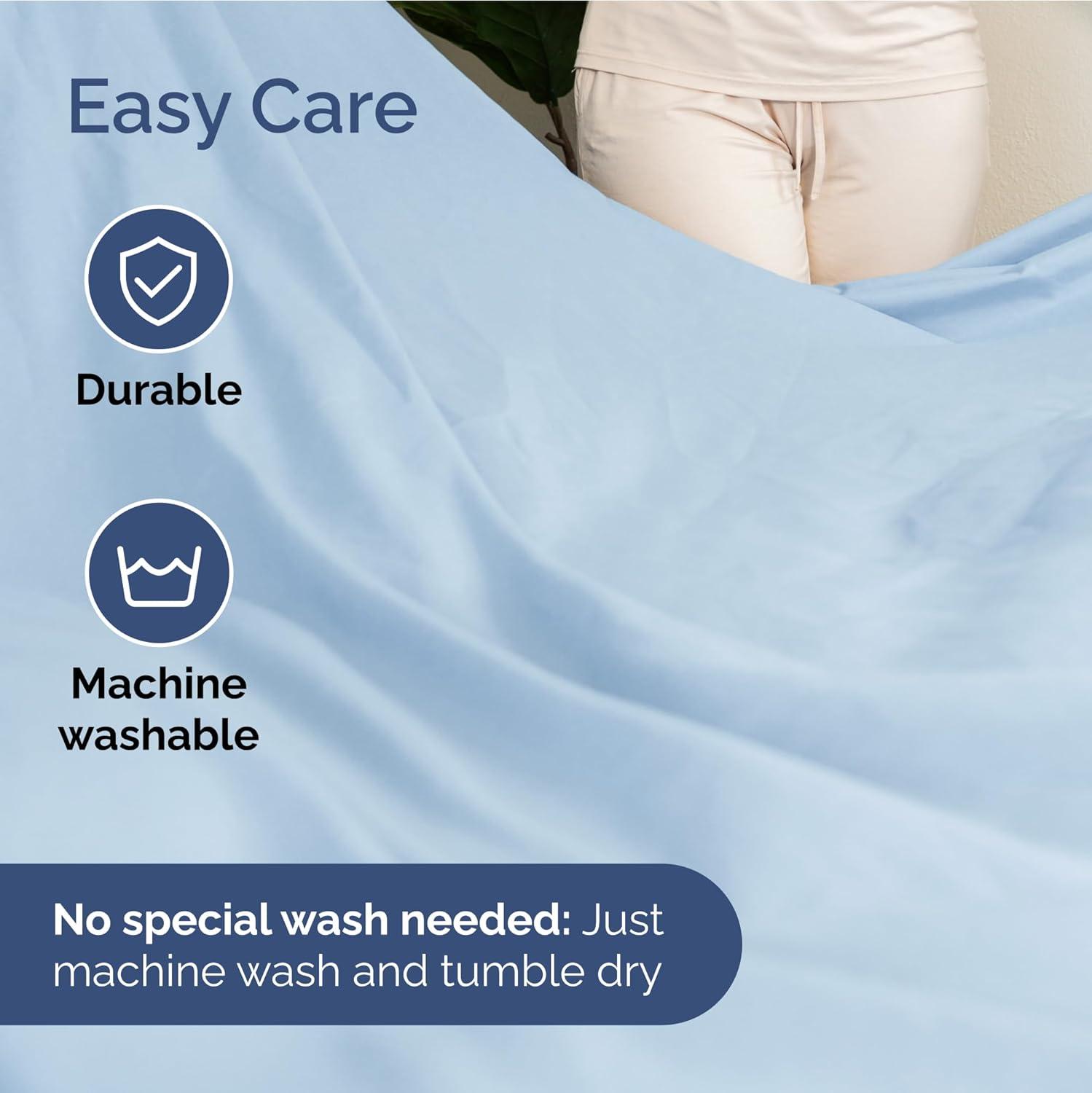 CGK Linens 6 Piece Extra Deep Pocket Ultra Soft & Cooling Sheet Set