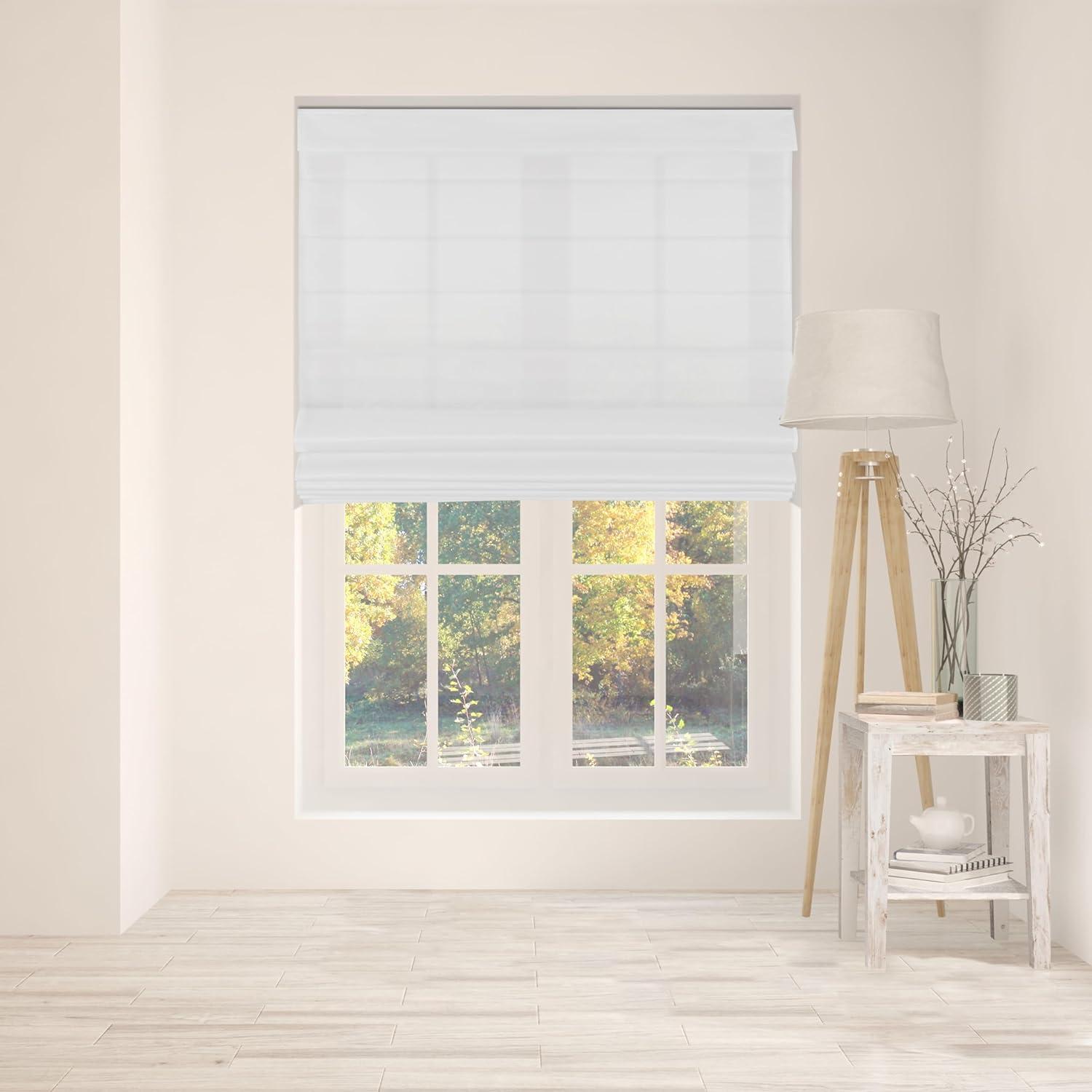 Semi Sheer Roman Shade
