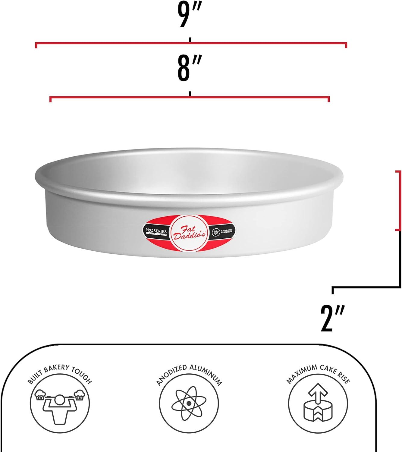 Fat Daddio's 8-Inch Anodized Aluminum Round Cake Pan