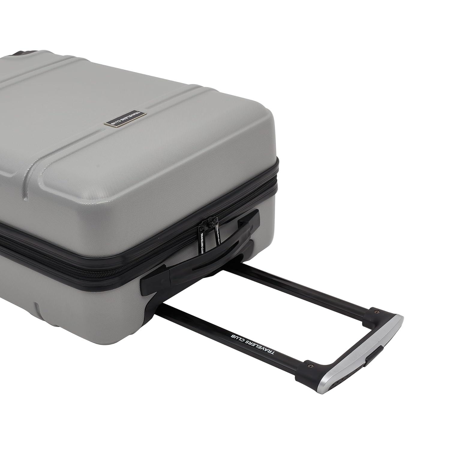 Travelers Club 20" Skyline Rolling Hard Case Carry-on Luggage - Gray