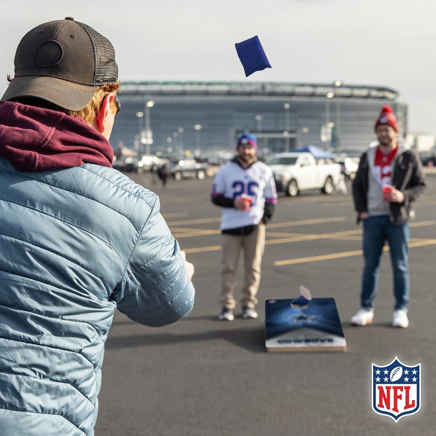 NFL Dallas Cowboys 2'x4' Wood Cornhole Set