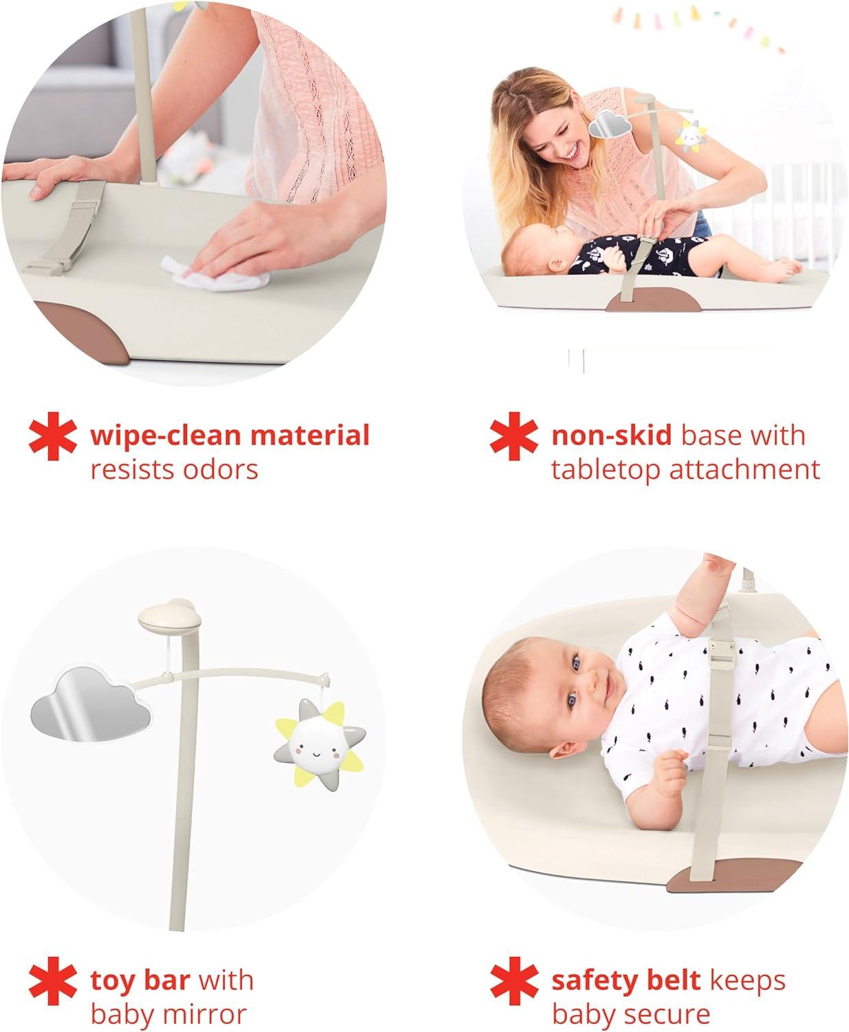 Skip Hop Wipe Clean Changing Pad - Oat