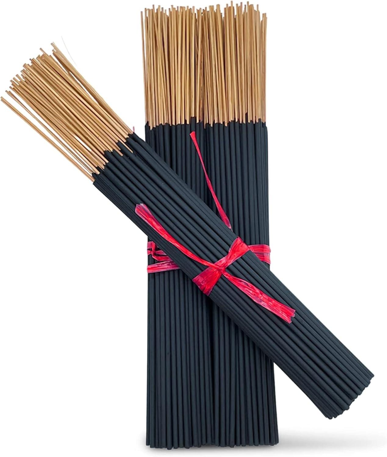 Frankincense and Myrrh Exotic Incense Sticks 11 Inch - Bulk 1 Bundle 85 to 100 Sticks - Natural 11" Long Lasting Aroma That Burns for 45 to 60 Minutes.