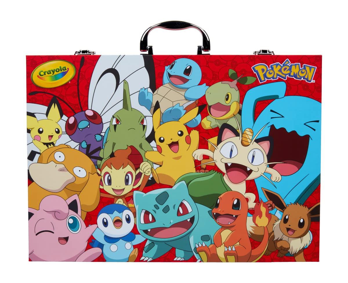 Crayola Imagination Art Set Pokemon: Drawing & Coloring Kit with Crayons, Markers, Pencils, & Sheets for Ages 5+