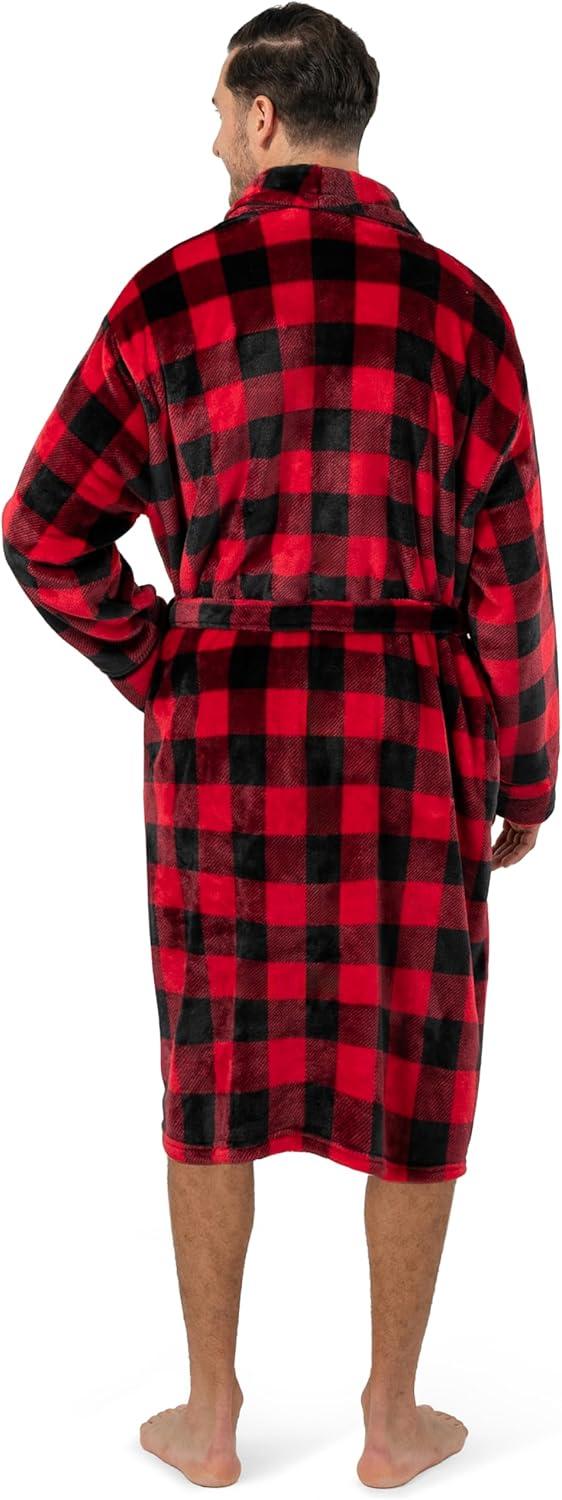 Rosalind Wheeler Speight Fleece Mid-Calf Bathrobe with Pockets