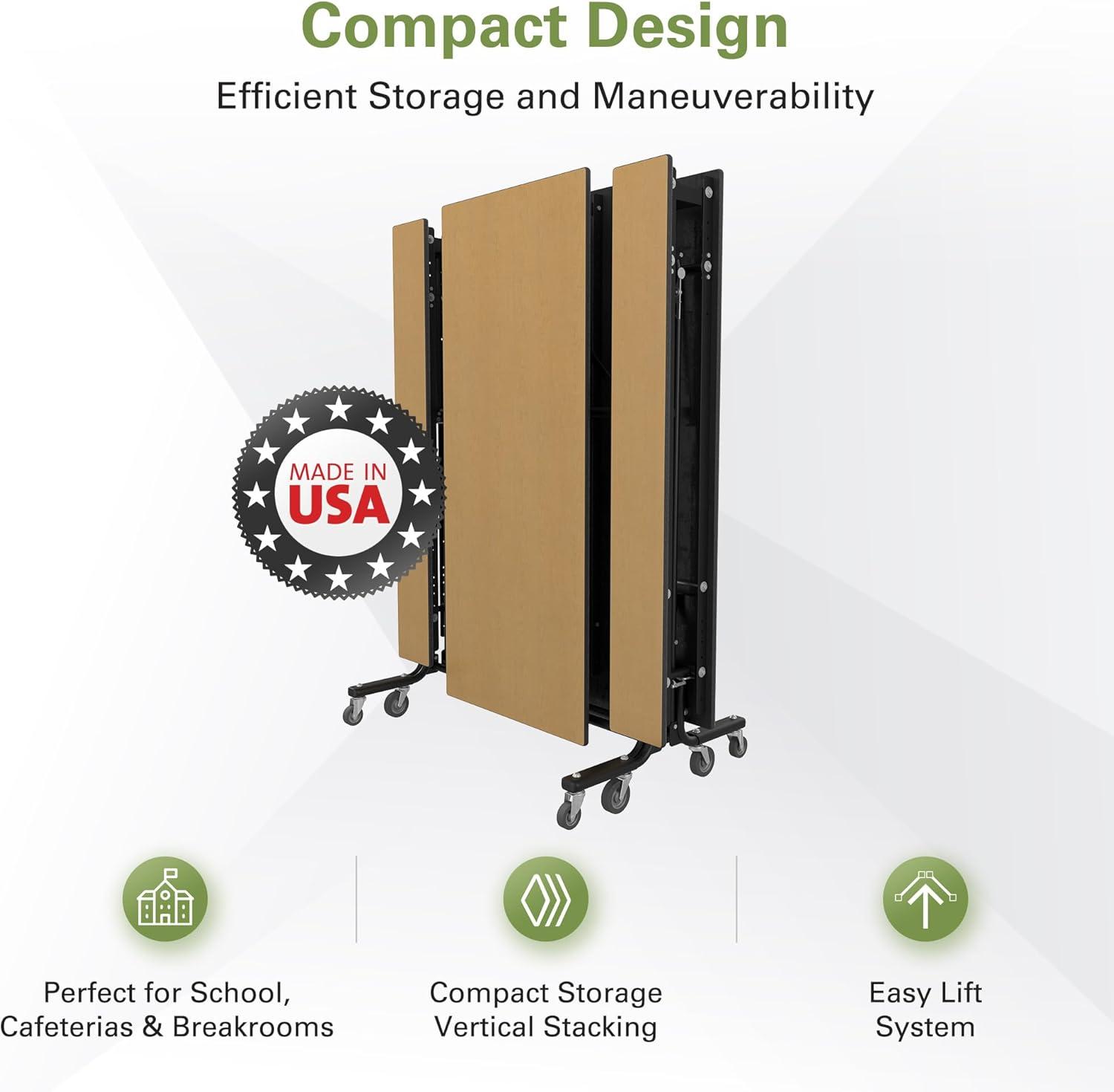 Palmer Hamilton Palmer Hamilton 145'' Rectangle Bench Cafeteria Table with Metal Frame