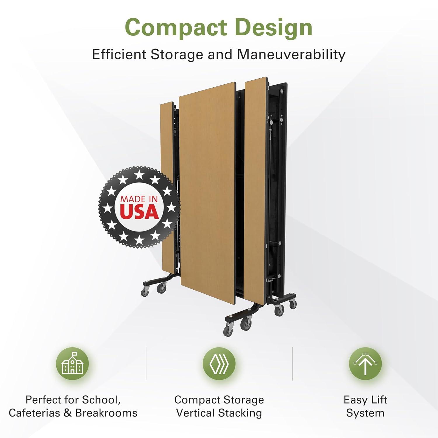 Palmer Hamilton Palmer Hamilton 145'' Rectangle Bench Cafeteria Table with Metal Frame