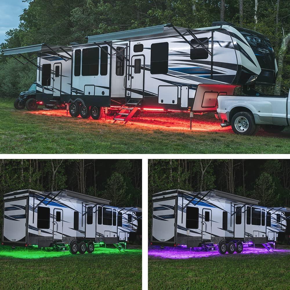 LEDGlow Million Color Slimline 45ft+ RV Camper Underbody Lighting Kit