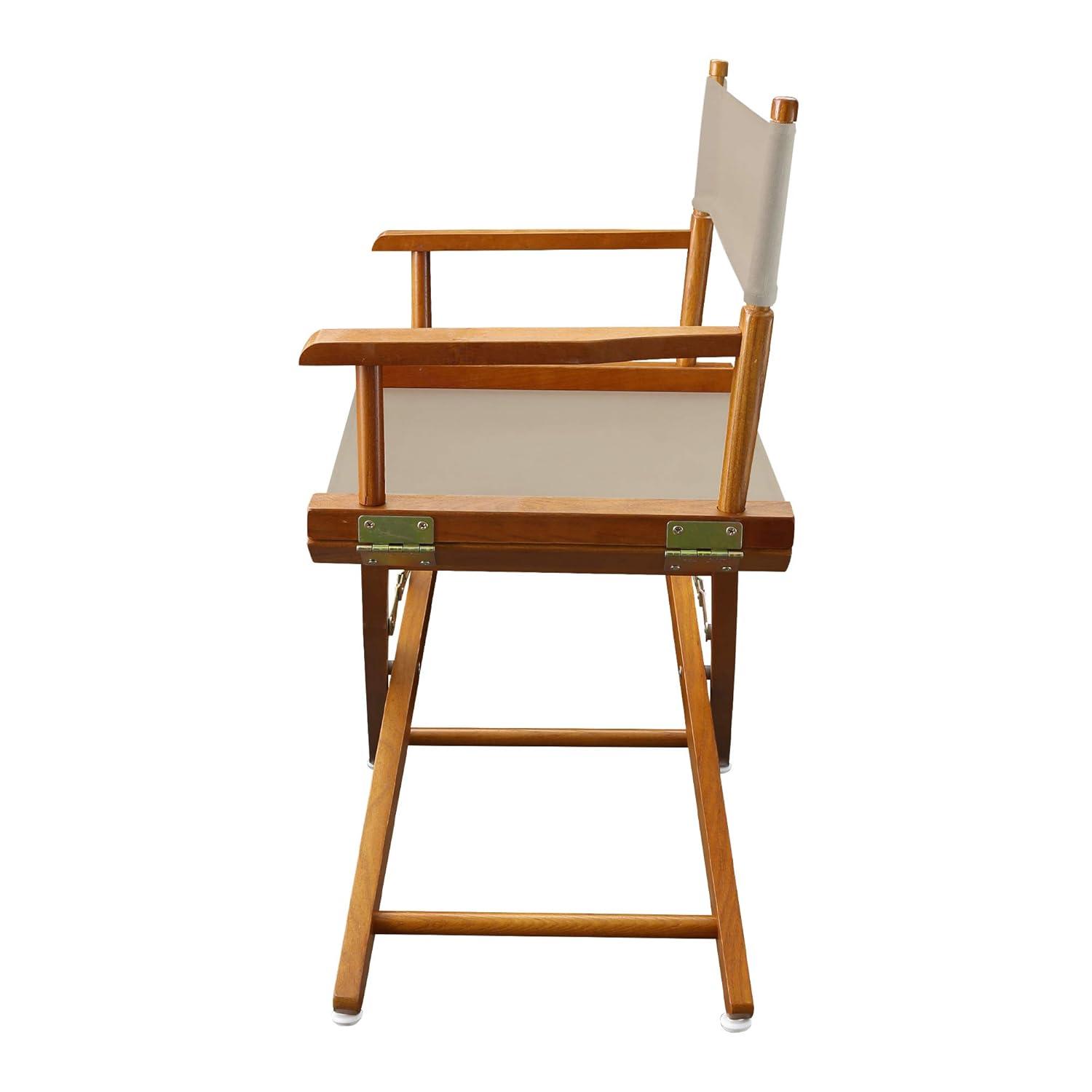 Extra-Wide Premium 18 in. Hardwoods Standard Height Directors Chair