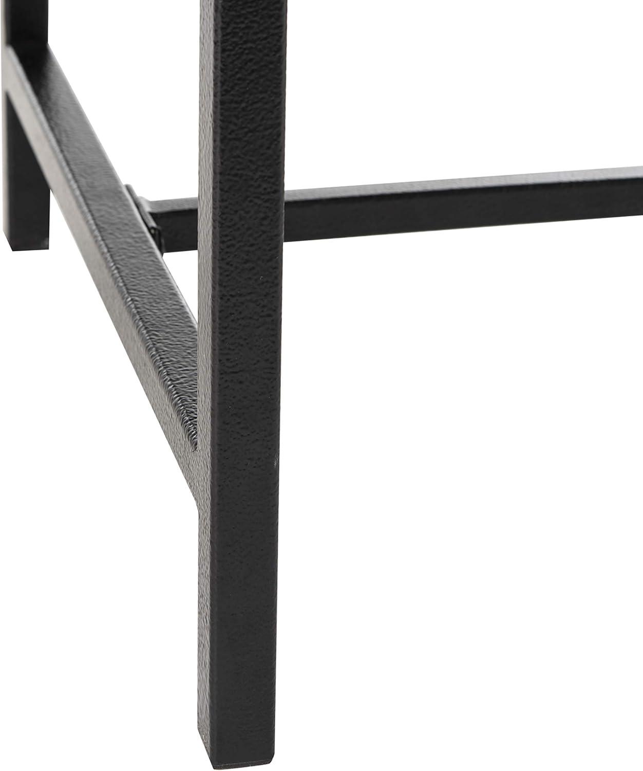 Maruka Bench with Storage - Grey Wash/Dark Green - Safavieh