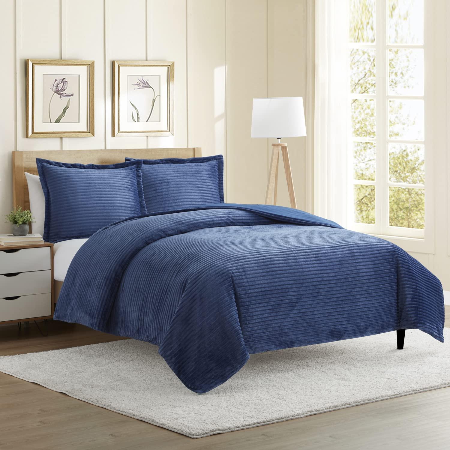 Nestl Microfiber Reversible Duvet Cover Set