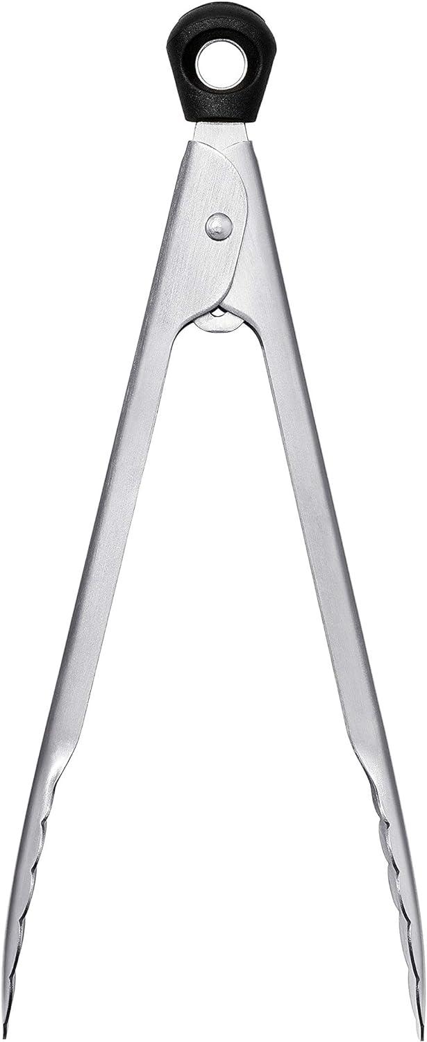 Compact Stainless Steel Mini Serving Tongs